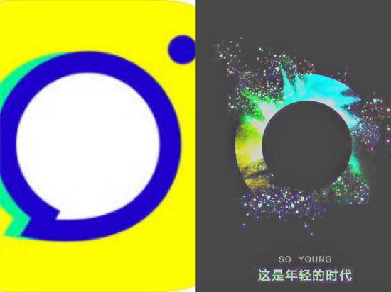 多闪的logo和字节跳动社交产品发布会邀请函，图案相似度很高