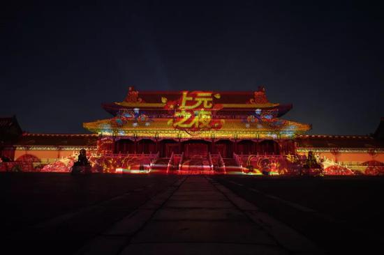 受到游客吐槽的灯光效果。