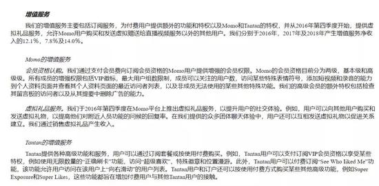 陌陌对于VAS业务的描述，点击可看大图。