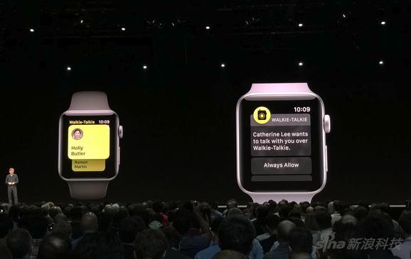 此前苹果手表的对讲机功能则完全是另一回事