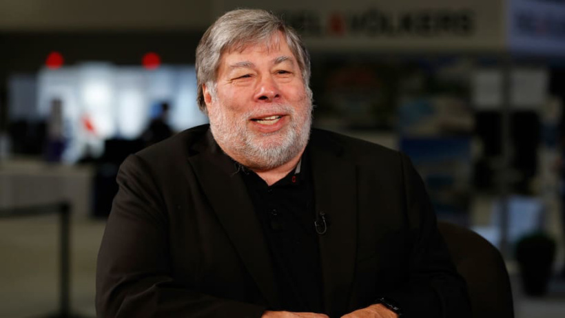 Steve Wozniak speaking at eMerge in Miami on June 12, 2017.