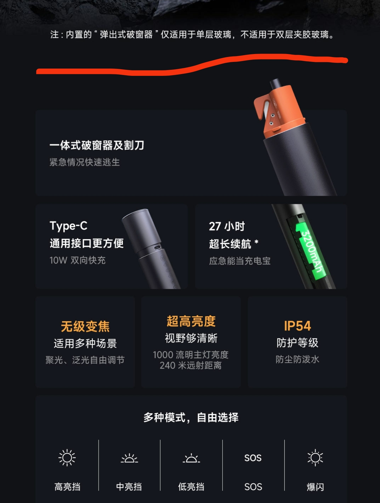 小米汽车官售“破窗手电”被吐槽难以取下，车主：紧急时刻多绝望